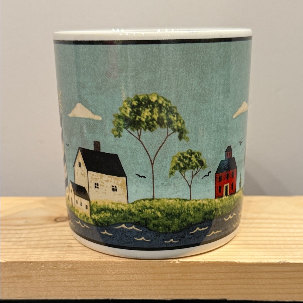 Warren Kimble 1998 Coastal Breeze Sakura Coffee Mug Light House Scene - Picture 2 of 8